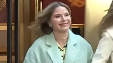The Today Show 2026 Jenna Bush Hager Mint Green Coat worn by (Jenna Bush Hager) in Today (S67)