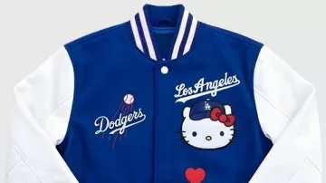 Chaqueta Varsity de Hello Kitty Dodgers