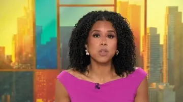 Chiara Boni La Petite Robe Cassie Dress worn by Adriana Diaz as seen in CBS Mornings on April 4, 2026