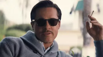 Lunettes de soleil portées par Jack Conrad (Brad Pitt) à Babylon