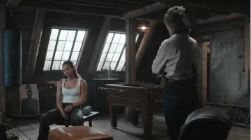 Kimes Ranch Women's Lola Raw Hem Flare Jeans worn by Belle Skinner (Arielle Kebbel) as seen in Marshals (S01E04)