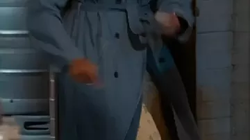 Denim Trench Coat worn by Gaby (Jessica Williams) in Shrinking