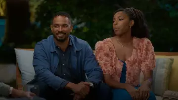 Lisa Says Gah Roz Blouse worn by Gaby (Jessica Williams) as seen in Shrinking(S03E11)