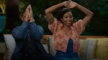 Polly wales Cloudy White Diamond Geo Bracelet worn by Gaby (Jessica Williams) as seen in Shrinking(S03E11)
