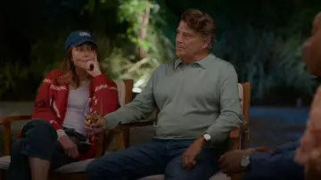 Cos Cotton Long-Sleeved Top worn by Liz (Christa Miller) as seen in Shrinking(S03E11)