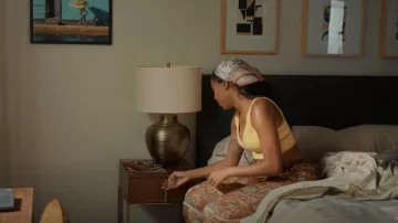 Spell Mojave Lily Pants worn by Gaby (Jessica Williams) as seen in Shrinking(S03E11)