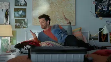 Paul Smith Color Block Cardigan worn by Brian (Michael Urie) as seen in Shrinking(S03E11)