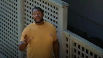 Carhartt Work In Progress Logo Pocket T-Shirt worn by Sean (Luke Tennie) as seen in Shrinking(S03E11)