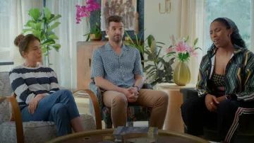 Filippa K Emma Cropped Cool Wool Trouser worn by Liz (Christa Miller) as seen in Shrinking(S03E11)