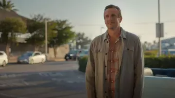 Faherty Movement™ Linen Shirt Jacket worn by Jimmy (Jason Segel) as seen in Shrinking (S03E11)