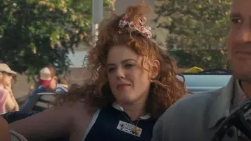 Mondo Mondo Angel Pendant in Gold worn by Summer (Rachel Stubington) as seen in Shrinking(S03E11)