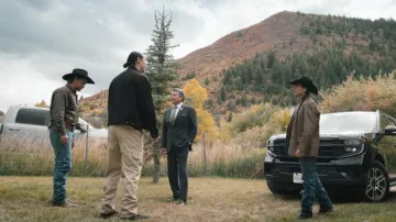 Dickies Skateboarding Regular Fit Twill Pants worn by Miles Kittle (Tatanka Means) as seen in Marshals (S01E05)