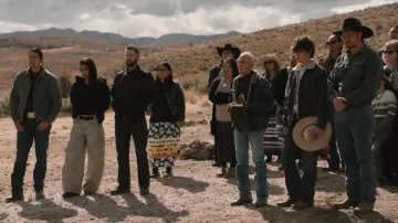 Poncho Mens The Falfurrias Long Sleeve Shirt worn by Kayce Dutton (Luke Grimes) as seen in Marshals (S01E06)