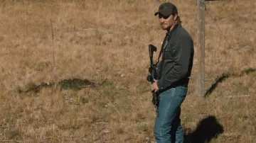 Wrangler Men's Loose Straight Jeans worn by Kayce Dutton (Luke Grimes) as seen in Marshals (S01E06)