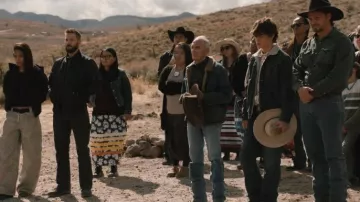 Ely Cattleman Pearl Snap Western Shirt worn by Felix Long (Rudy Ramos) as seen in Marshals (S01E06)