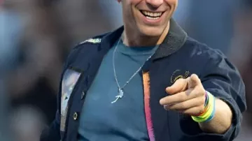 Chris Martin Coldplay Noche de Apertura de US Jacket