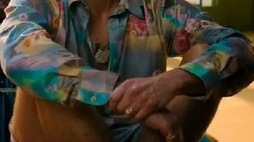Rose Multicolor Shirt of Xander (Matt Bomer) in Outcome