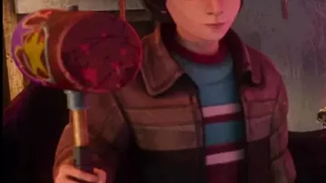 Stranger Things Contes de 85 Benjamin Plessala Veston portée par Will (Benjamin Plessala) dans Stranger Things : Contes de '85 (S01)