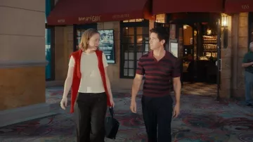 Louis Vuitton Epi Saint Jacques GM Long Strap worn by Ava (Hannah Einbinder) as seen in Hacks(S05E01)
