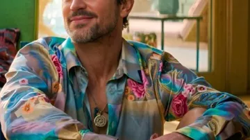 Outcome Matt Bomer Rose Multicolor Shirt