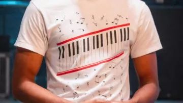 Piano Shirt worn by Michael Jackson (Jaafar Jackson) in Michael