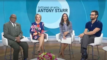 L'Agence Brooke Blazer worn by Dylan Dreyer as seen in Today on April 13, 2026