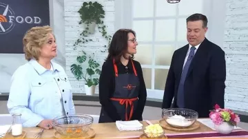 Chaqueta vaquera clásica de Style & Co llevada por Donna Richardson, tal como se vio en Today el 13 de abril de 2026