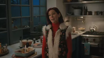 La DoubleJ Sleeveless Folk Jacket worn by Elsbeth Tascioni (Carrie Preston) as seen in Elsbeth (S03E13)