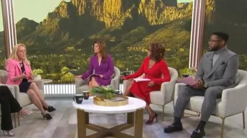 Veste Dolce & Gabbana Dolce Dolce Double Crêpe portée par Norah O’Donnell telle que vue dans CBS Mornings le 8 avril 2026