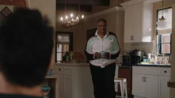Casablanca Men's Crochet Cotton Stripe Button Down Shirt worn by Henrietta Wilson (Aisha Hinds) as seen in 9-1-1 (S09E16)