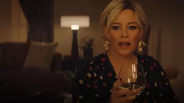 Erica Lyons Dangle-Earrings Gold-Tone worn by Lindy (Elizabeth Banks) as seen in The Miniature Wife (S01E02)