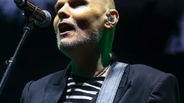 Coachella 2026 Billy Corgan Coat as seen in Coachella