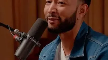 The Voice S29 John Legend Denim Jacket of John Legend in The Voice