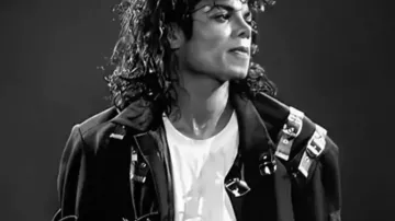 Michael 2026 Jaafar Jackson Black Belted Leather Jacket (Jaafar Jackson) in Michael