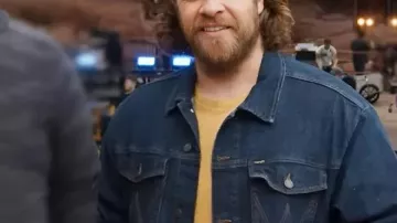 I Can Only Imagine 2 John Michael Blue Denim Jacket