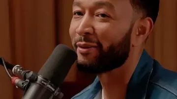 The Voice S29 John Legend Denim Jacket worn by John Legend as seen in The Voice