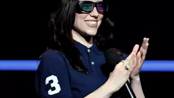 Billie Eilish Hit Me Hard and Soft Polo Shirt worn by Self (Billie Eilish) as seen in Billie Eilish - Hit Me Hard and Soft: Tour Film