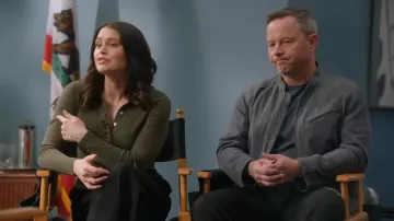 Veste de motard John Varvatos Wren portée par Wesley Evers (Shawn Ashmore) telle que vue dans The Rookie (S08E15)