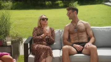 Camila Coelho Vestido de Janeiro que lleva Bailey Taylor tal como se ve en Summer House (S10E11)