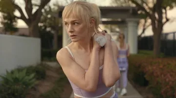 Beyond Yoga Spacedye™ New Moves Legging taille haute taille haute porté par Lindsay Crane-Martin (Carey Mulligan) tel que vu dans BEEF(S02E01)