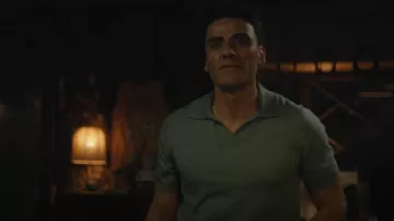 Reiss Duchie Merino Wool Open Collar Polo Shirt worn by Joshua Martín (Oscar Isaac) as seen in BEEF(S02E01)