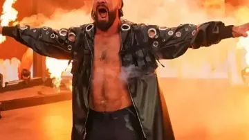 Manteau en cuir de Seth Rollins WrestleMania 42