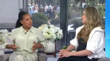 A.L.C. Mila Dress worn by Sheinelle Jones as seen in Today  with Jenna & Sheinelle on  April 15, 2026