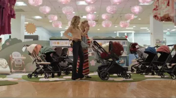 Ramy Brook Cindy High Waist Flare Jeans worn by Shyanne (Michelle Pfeiffer) as seen in Margo's Got Money Troubles (S01E01)