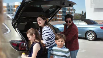 Salvatore Piccolo Shirt in Red worn by Mark as seen in Margo's Got Money Troubles (S01E01)