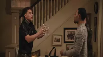 Coach Leather Jacket worn by Jacob Hill (Chris Perfetti) as seen in Abbott Elementary (S05E20)