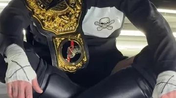 Black Jacket of CM Punk in CM Punk brings back Miseria Cantare for WrestleMania: WrestleMania 42 Sunday highlights