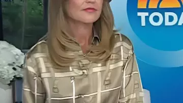 Chemise beige de The Today Show 2026 Savannah Guthrie