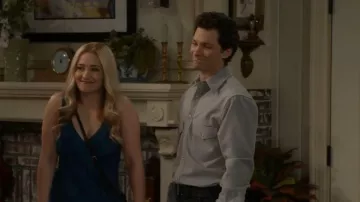 Urban Renewal Remnants Printed Mini Dress worn by Mandy Cooper (Emily Osment) as seen in Georgie & Mandy's First Marriage (S02E17)