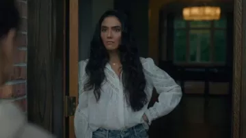 Ba&sh Brona Top worn by Brienne Zalkin (Arienne Mandi) as seen in Your Friends & Neighbors(S02E02)